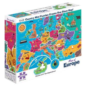Puzzle: Map of Europe 850 Piece