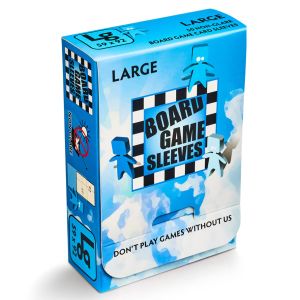 Deck Protector: Board Game Sleeve: Non-Glare: Large Blue (50)