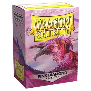 Deck Protector: Dragon Shield: Matte: Pink Diamond (100)