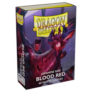 Deck Protector: Dragon Shield: Japanese: Matte: Blood Red (60)