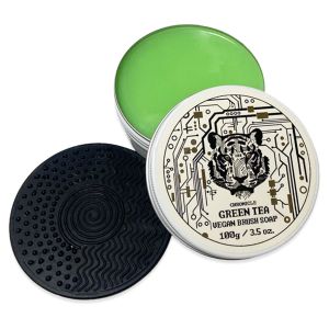 Green Tea Vegan Brush Soap, 100g / 3.5oz