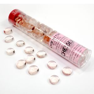 Glass Stones Tube Pink (40)