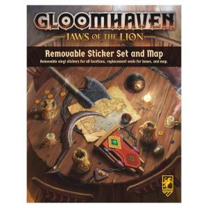 Gloomhaven: Jaws of the Lion: Removable Sticker Set & Map