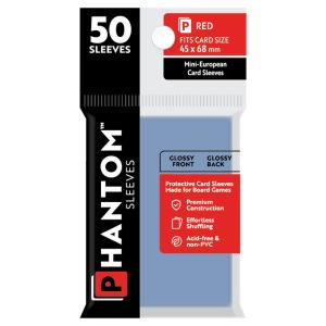 Deck Protector: Phantom Sleeves: Gloss/Gloss Red Size (45mmX68mm) (50)