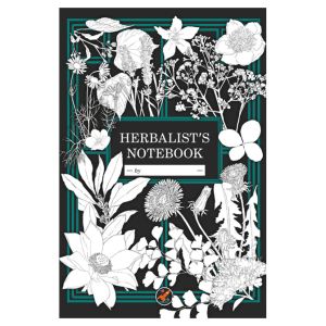 The Herbalist's Notebook Black & White Cover