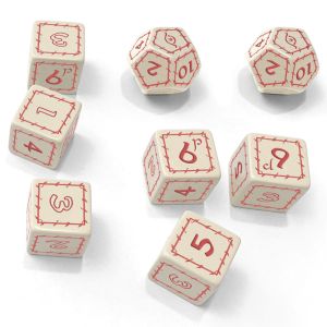 The One Ring: White Dice Set