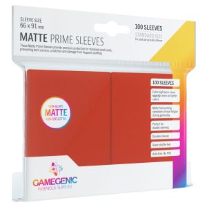 Deck Protector: Matte Prime: Red (100)