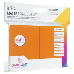Deck Protector: Matte Prime: Orange (100)
