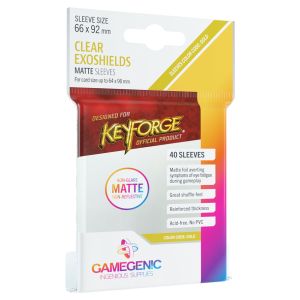Deck Protector: Matte: KeyForge: Clear (40)
