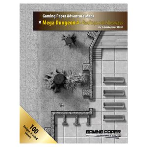 Gaming Paper: Adventure Maps: Mega Dungeon 4: Rooftops and Alleyways