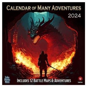 D&D 5E: Calendar of Many Adventures 2024