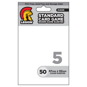 Deck Protector: Board Game Sleeve: Standard Clear (50)