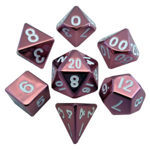 7-Set Metal Pink Painted