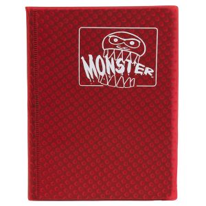 Binder: 4-Pocket: Monster: Holofoil Red