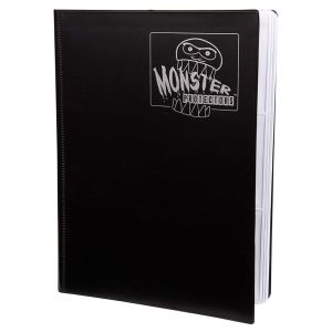 Binder: 9-Pocket: Monster: Matte Black with White pages