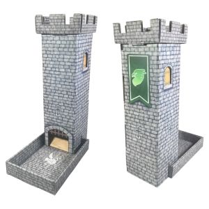 Castle Keep Dice Tower Light Gray