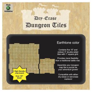 Dry-Erase Dungeon Tiles Earthtone: Combo Pack