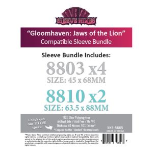 Deck Protector: Bundle: Gloomhaven Jaws of the Lion (660)