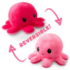 Reversible Octopus Plush: Double Pink