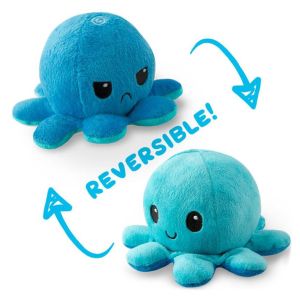 Reversible Octopus Plush: Double Blue