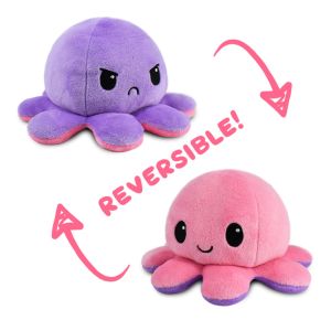 Reversible Octopus Plush: Pink & Purple