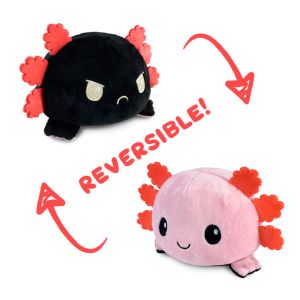 Reversible Axolotl Plush: Pink & Black