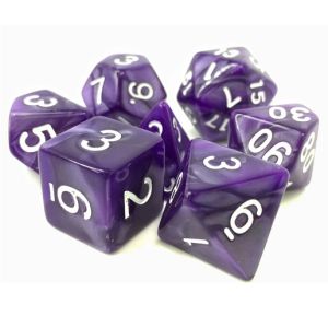 7-Set Nightstalker Purple Pearl Opaque with White