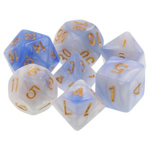 7-Set Sailors Vision Light Blue and White Fusion with Gold