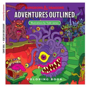D&D 5E: Adventures Outlined: Monster Manual Coloring Book
