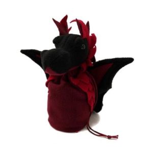 Dice Bag: Dragon Bagons Black-Red