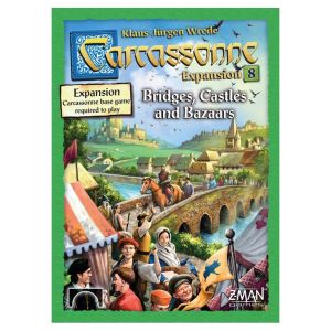 Carcassonne: Bridges, Castles, & Bazaars Expansion 8